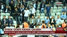 FİKRET ORMAN KONGRE ÜYESİNE YUMRUK ATTI - Beşiktaş Kongresinde Üyelik Ücreti Kavga Çıkardı