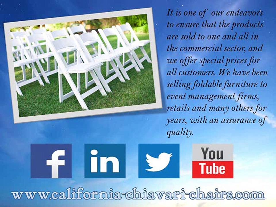 Get The Best Collection Of Folding Chair From Larry Hoffman