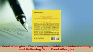 PDF  Food Allergies The Complete Guide to Understanding and Relieving Your Food Allergies Ebook
