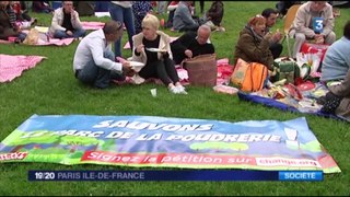Reportage France 3 : Un pique-nique citoyen pour la sauvegarde du Parc de la Poudrerie