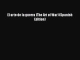 [Read book] El arte de la guerra (The Art of War) (Spanish Edition) [Download] Full Ebook