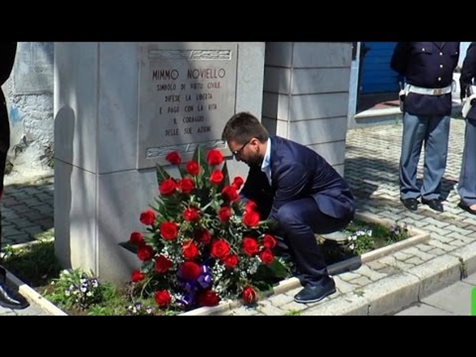 Castel Volturno (CE) - Commemorato Domenico Noviello, l'imprenditore ucciso dalla camorra (16.05.16)