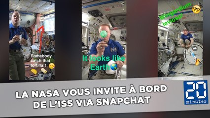 La NASA vous invite à bord de l'ISS via Snapchat