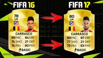 FIFA 17 TOP 10 MOST YOUNG PLAYERS RATINGS UPGRADES PREDICTION FT. DYBALA, MARTIAL, COMAN...etc