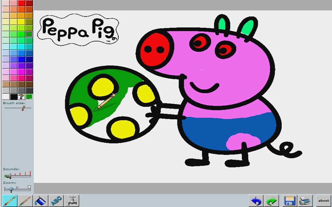 Peppa Pig Play  boll! Online game!