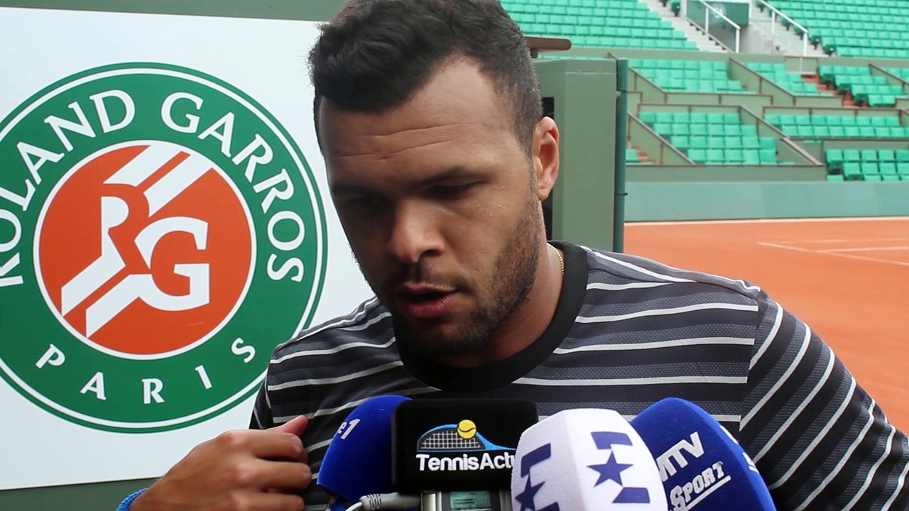 Roland-Garros 2016 - Jo-Wilfried Tsonga : "Je ne suis pas inquiet pour Roland-Garros"