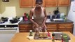 Kitty's Kitchen (Jerk Chicken Beans and Rice Cabbage Sweet Plantains) Part 2