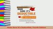 PDF  Make Sure Its Deductible Fourth Edition Read Online