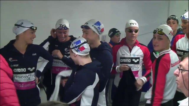finale 4x100m NL F - ChE 2016 natation (Cini, Hache, Santamans, Bonnet)