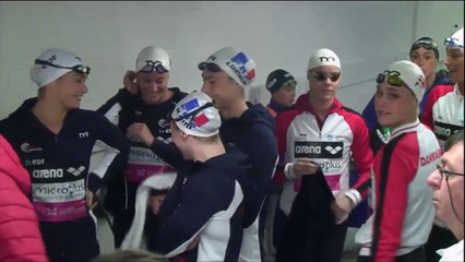 finale 4x100m NL F - ChE 2016 natation (Cini, Hache, Santamans, Bonnet)