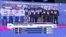 finale 4x100m NL H - ChE 2016 natation (Meynard, Manaudou, Gilot, Mignon)