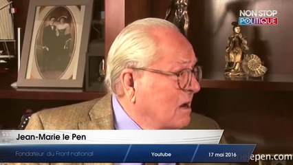 17-05-2016 JEAN MARIE LE PEN CHANTE SUR YOUTUBE
