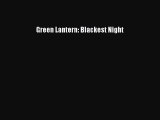 Read Green Lantern: Blackest Night Ebook Online