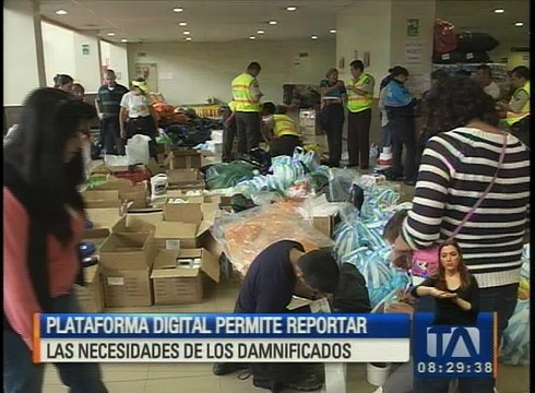 Plataforma digital permite reportar las necesidades de los damnificados