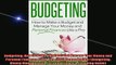 Free book  Budgeting How to Make a Budget and Manage Your Money and Personal Finances Like a Pro