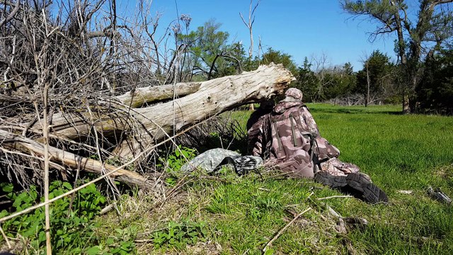 Practicing Calls on Nebraska Turkeys
