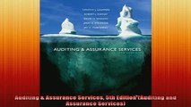 Read here Auditing  Assurance Services 5th Edition Auditing and Assurance Services