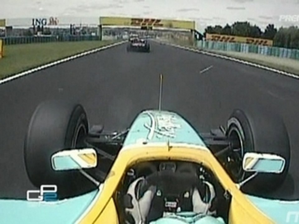 GP2 Series 2007 Magny-Cours accident Viso vue a...