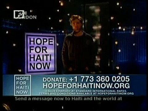 Robert Pattinson HOPE FOR HAITI NOW 2010