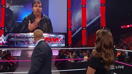 Dean Ambrose taunts Seth Rollins- Raw, Sept. 29, 2014