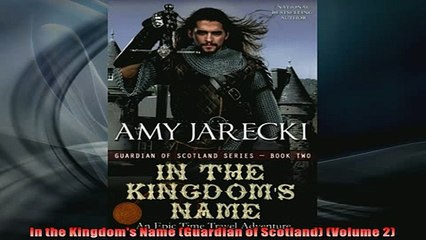 FREE DOWNLOAD  In the Kingdoms Name Guardian of Scotland Volume 2  BOOK ONLINE