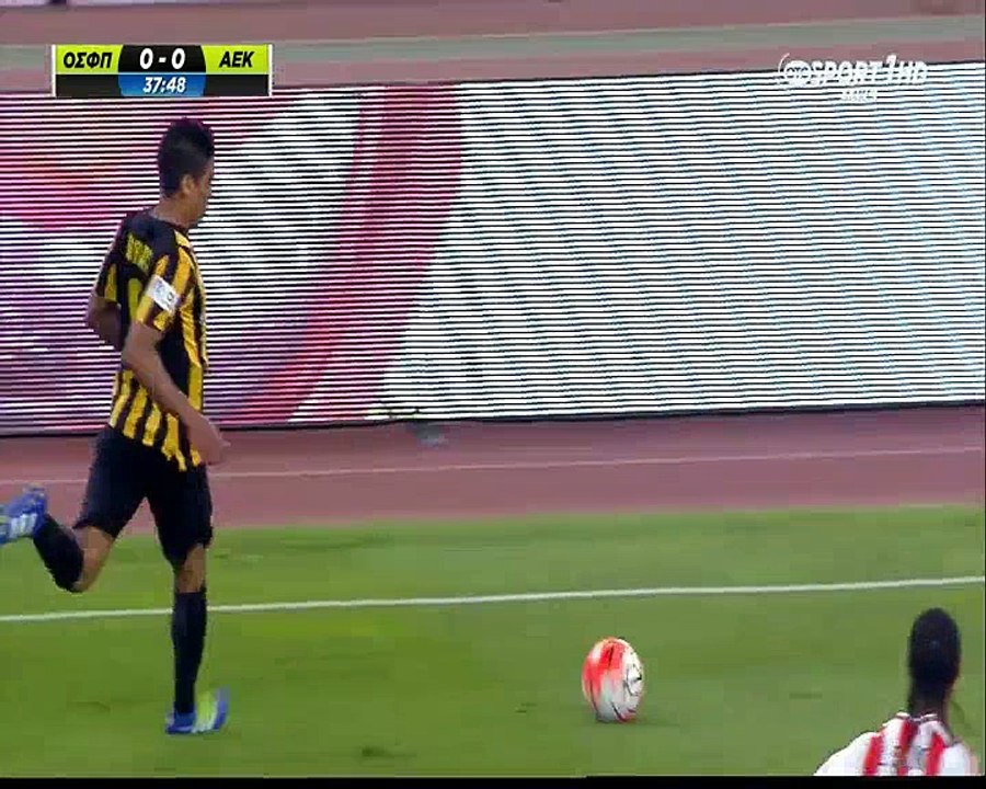 Ολυμπιακός - ΑΕΚ το 0-1 από τον Μάνταλο