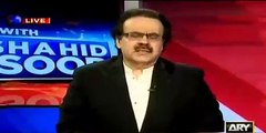 Dr. Shahid Masood Bashing Khursheed shah on finishing boycott