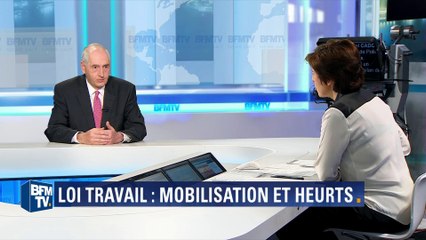 Loi Travail: "Il n’y a pas eu de progression dans le climat de violence", pour le préfet de police de Paris