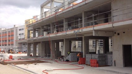Visite du chantier de la nouvelle gare