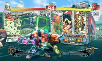 Ultra Street Fighter IV-Kampf: El Fuerte gegen Hakan