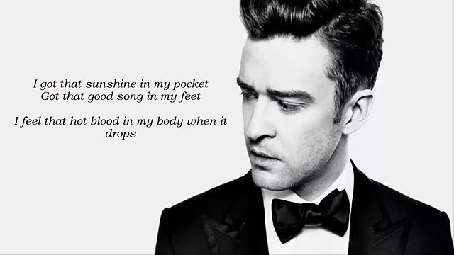 CAN'T STOP THE FEELING Lyrics - Justin Timberlake