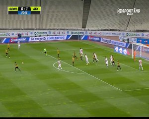 Ολυμπιακός - ΑΕΚ το 0-2 από τον Τζεμπούρ