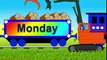 Days of the week song with Choo-Choo train. Trains cartoons for children. | HD