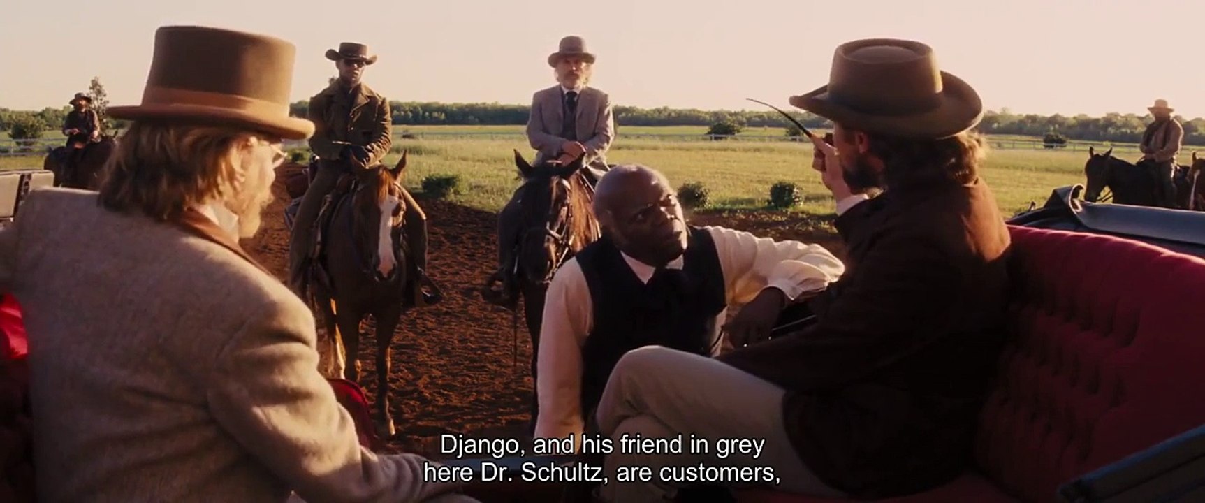 "And his friend in gray here" - Django Unchained