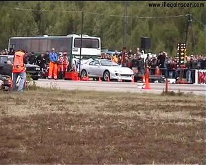 BMW M3 Vs. Silver Toyota Supra