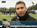 Ecuatorianos en EE.UU. apoyan a su país por el sismo del 16 de abril