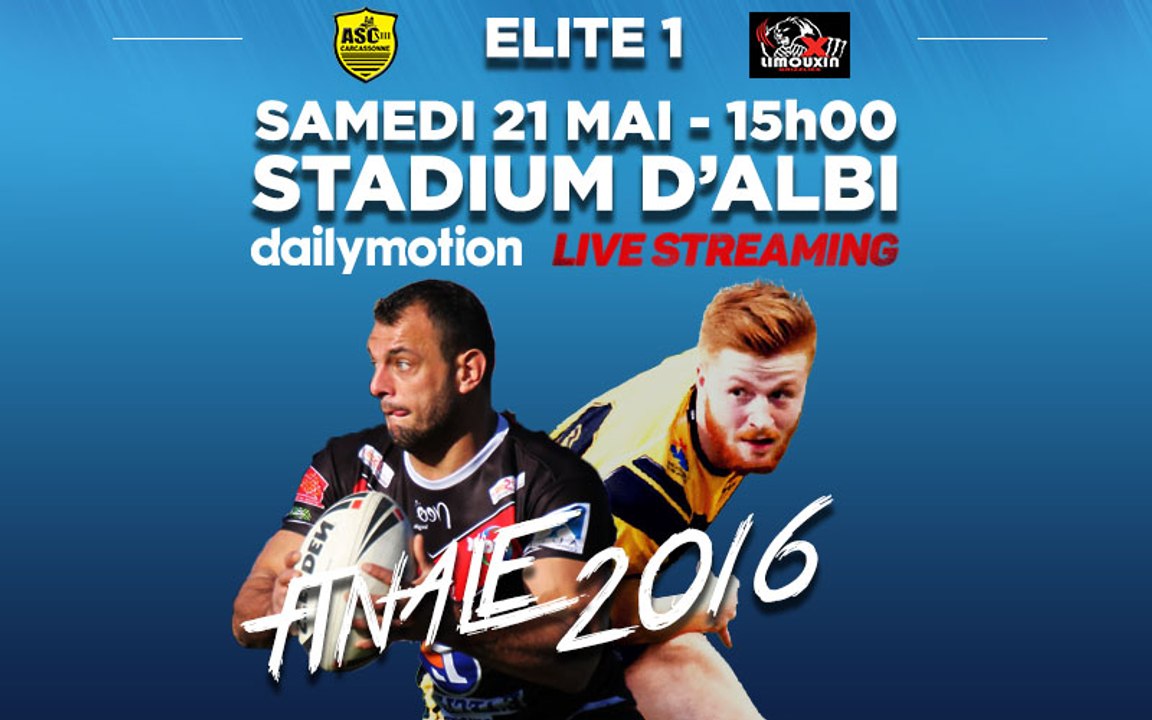FINALE ELITE 1 - XIII LIMOUXIN vs AS CARCASSONNE XIII