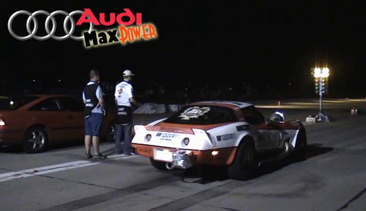 Chevrolet Corvette VTG Turbo 1200 HP Vs. Opel Calibra