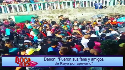 Denon muy afectado por la situación de su amigo Rayo