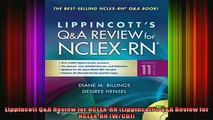 best book  Lippincott QA Review for NCLEXRN Lippincotts QA Review for NCLEXRN WCD