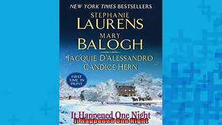 READ THE NEW BOOK   It Happened One Night  FREE BOOOK ONLINE