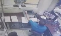 Video muestra robo en empresa de maquinaria pesada