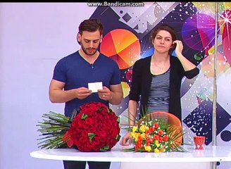 Adriana si Valentin primesc doua buchete superbe de flori 17.05.2016.mpfm 5