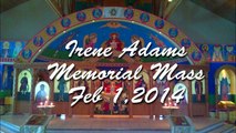 Irene Adams 10 Year Memorial Mass