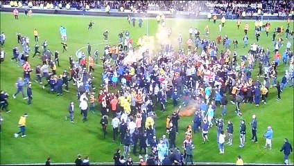 Pitch Invasion As Hull City Eliminate Derby County With 3-2 On Aggregate!