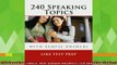 best book  240 Speaking Topics with Sample Answers 120 Speaking Topics