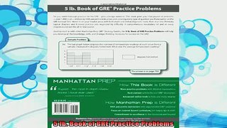 new book  5 lb Book of GRE Practice Problems