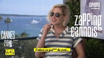 La Minute du Zapping Cannois avec Kristen Stewart, Julie Gayet, Robert de Niro - 17/03 - Cannes 2016 - CANAL 