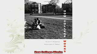 best book  How College Works