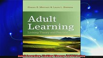 new book  Adult Learning Linking Theory and Practice
